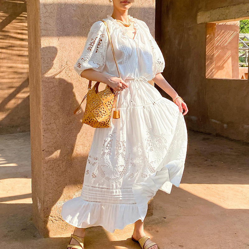 Spring And Summer Top White Skirt Women's Suit