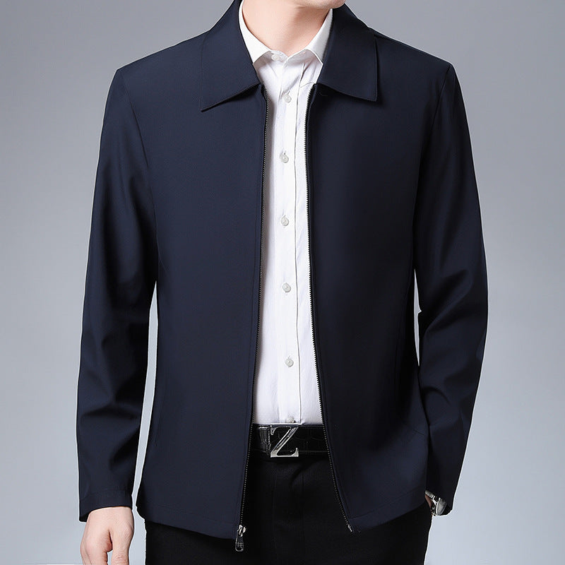 Middle-aged Men's Casual Lapel Jacket