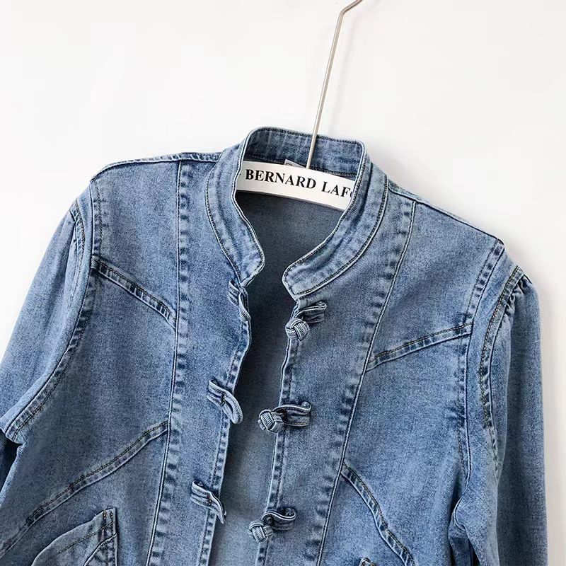 Women's Short Spring And Autumn Slim-fit Long Sleeve