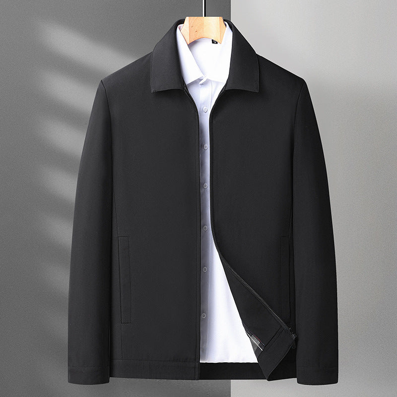 Middle-aged Men's Casual Lapel Jacket