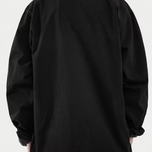 Loose Fit Men's Long Sleeve Japanese Casual Versatile Jacket